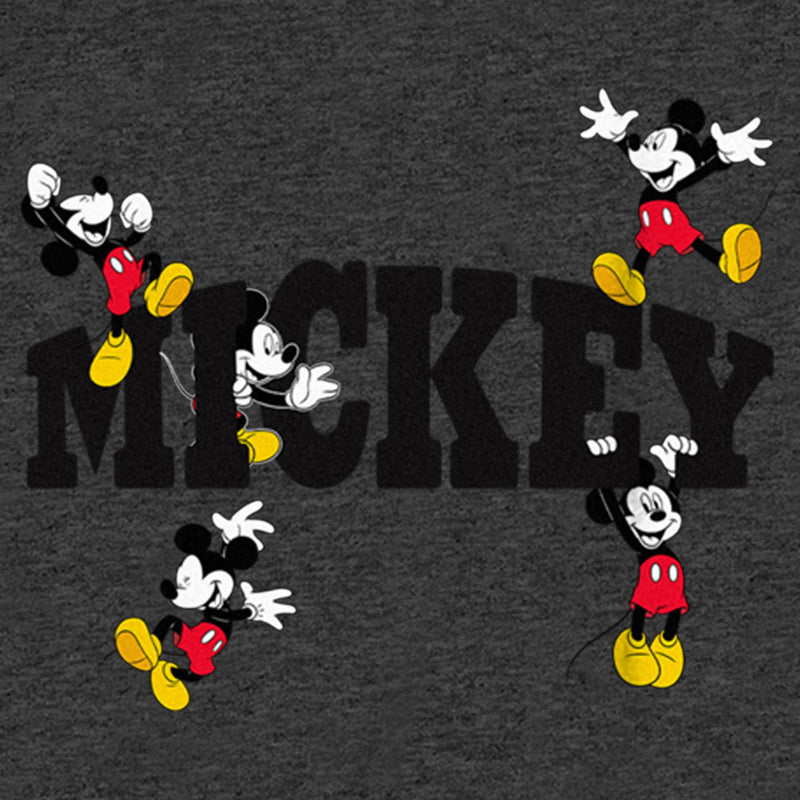 Boy's Mickey & Friends Character Name T-Shirt