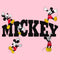 Girl's Mickey & Friends Character Name T-Shirt