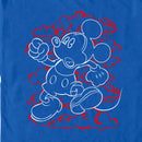 Men's Mickey & Friends Outlined Character T-Shirt