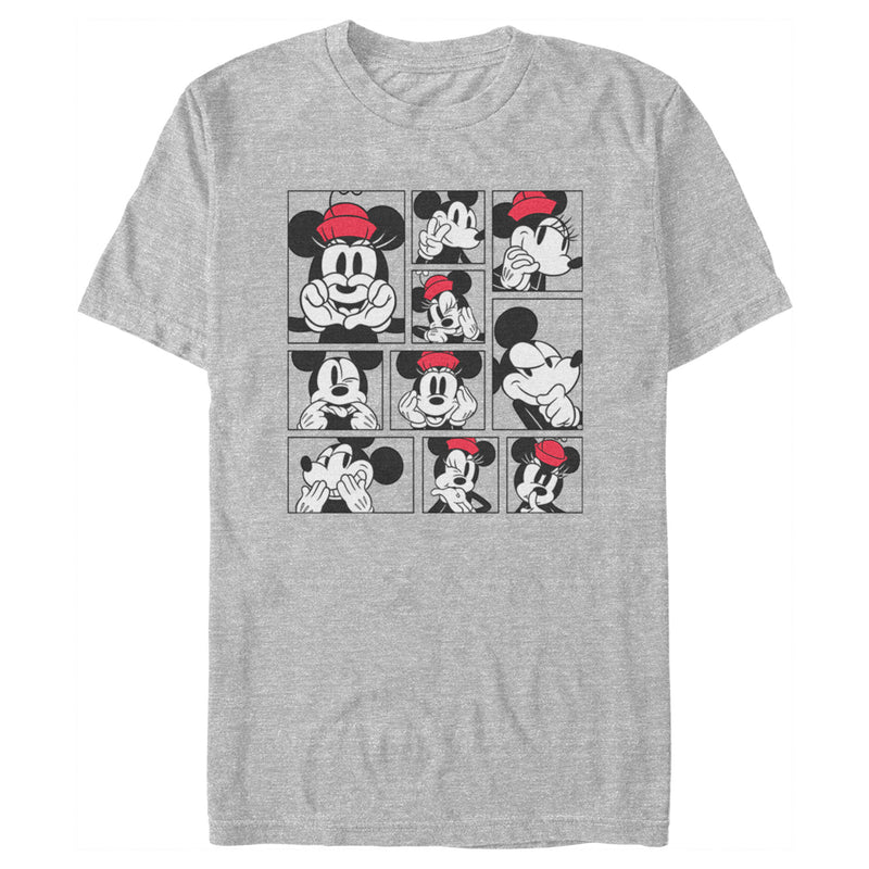 Men's Mickey & Friends Poses Photo Grid T-Shirt