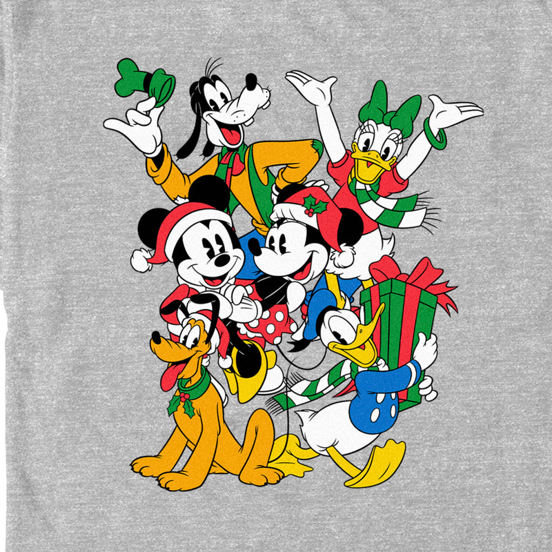 Men's Mickey & Friends Christmas Crew Collage T-Shirt