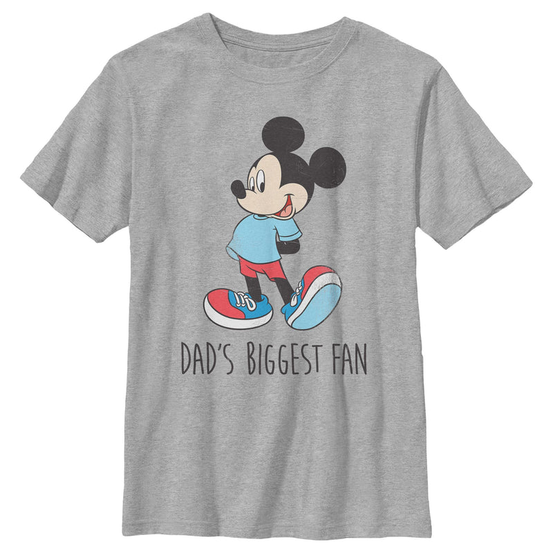 Boy's Mickey & Friends Dad’s Biggest Fan T-Shirt