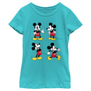 Girl's Mickey & Friends Four Retro Mice T-Shirt