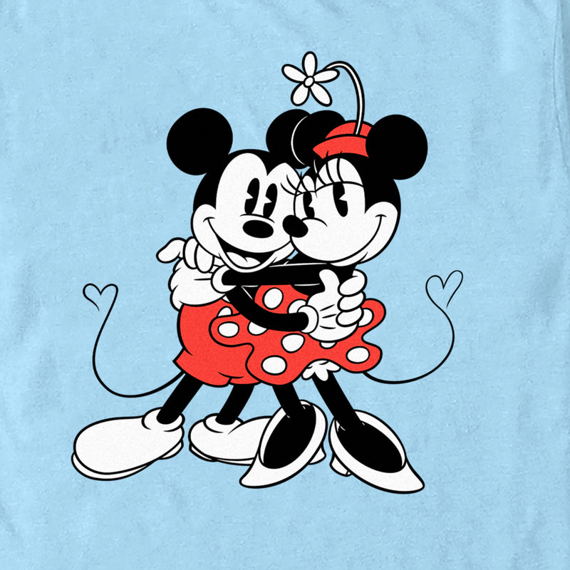 Men's Mickey & Friends Retro Minnie and Mickey Hug T-Shirt