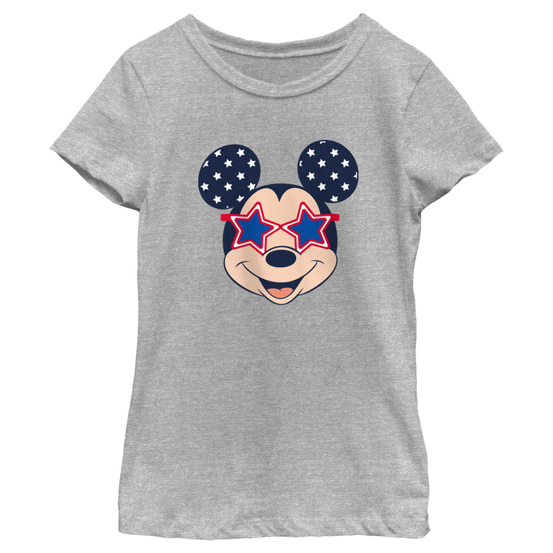 Girl's Mickey & Friends Star Sunglasses T-Shirt