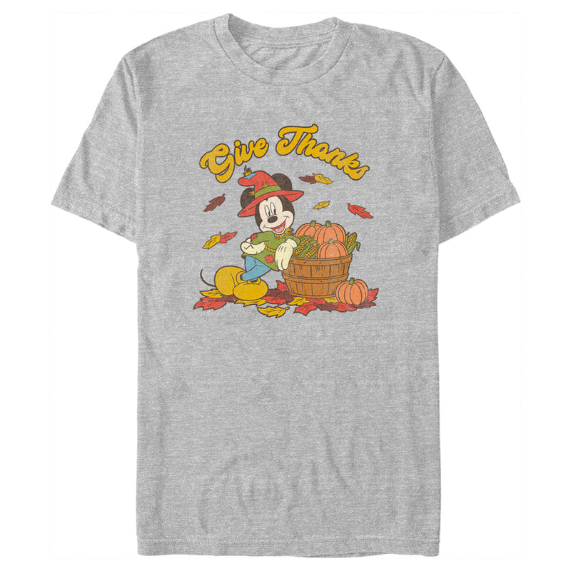 Men's Mickey & Friends Give Thanks T-Shirt
