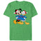 Men's Mickey & Friends Christmas Nice and Naughty Donald and Mickey T-Shirt