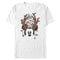 Men's Mickey & Friends Antlers with Christmas Lights T-Shirt