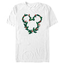 Men's Mickey & Friends Mistletoe Mickey Wreath T-Shirt