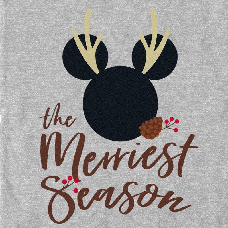 Men's Mickey & Friends The Merriest Season Logo T-Shirt