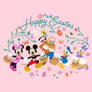 Junior's Mickey & Friends Happy Easter Group Egg Hunt T-Shirt