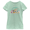 Girl's Mickey & Friends Happy Easter Group Egg Hunt T-Shirt