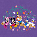 Women's Mickey & Friends Happy Easter Group Egg Hunt Racerback Tank Top