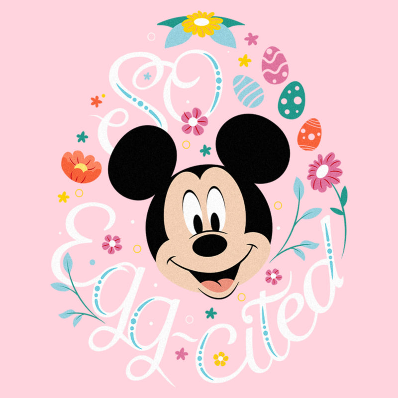 Junior's Mickey & Friends Easter So Egg-Cited T-Shirt