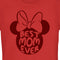 Junior's Minnie Mouse Best Mom Ever Silhouette T-Shirt