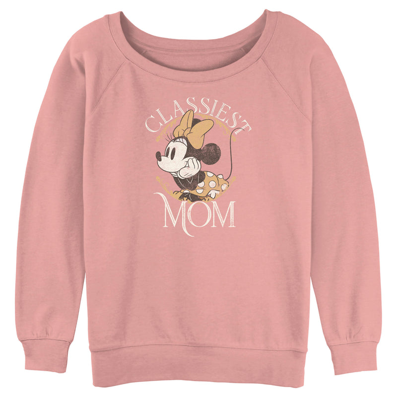 Junior's Minnie Mouse Classiest Mom Sweatshirt