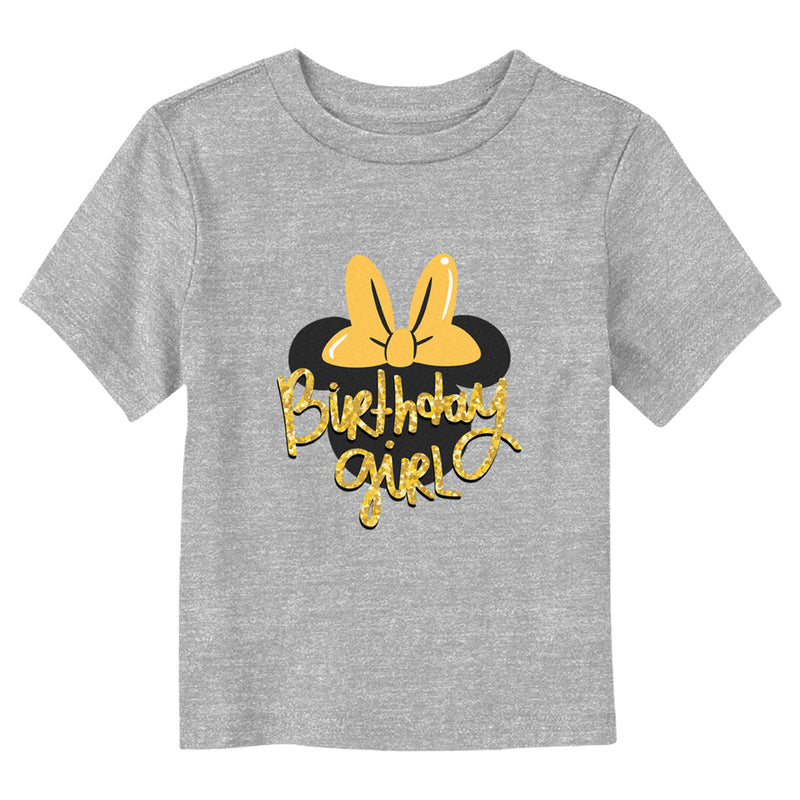 Toddler's Minnie Mouse Birthday Girl Silhouette T-Shirt