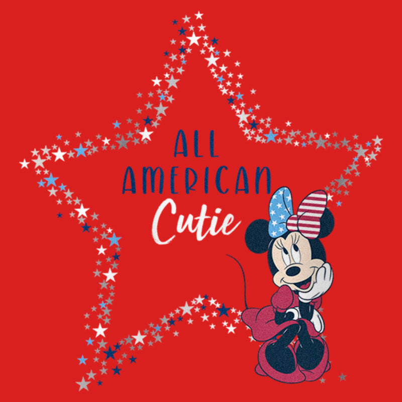 Girl's Minnie Mouse All American Cutie T-Shirt