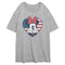 Junior's Minnie Mouse American Heart T-Shirt