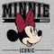 Junior's Minnie Mouse Iconic Collegiate Sweatshirt