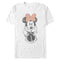 Men's Minnie Mouse Cute Signature Sketch T-Shirt