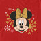 Men's Minnie Mouse Christmas Gold Snowflakes T-Shirt