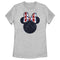 Women's Minnie Mouse Americana Bow Logo T-Shirt