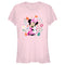 Junior's Minnie Mouse Easter Bunny Hug T-Shirt