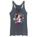 Women's Minnie Mouse Easter Bunny Hug Racerback Tank Top