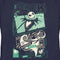 Women's The Nightmare Before Christmas Jack and Zero Fest Poster T-Shirt