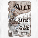 Women's The Nightmare Before Christmas Summer Fear Fest Sally Poster T-Shirt