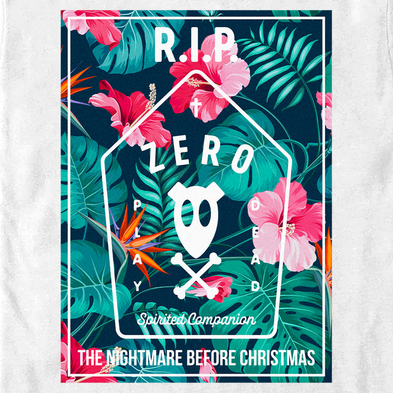 Men's The Nightmare Before Christmas Spirited Companion Zero T-Shirt
