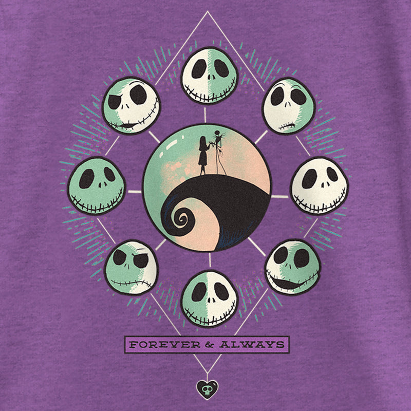 Girl's The Nightmare Before Christmas Forever & Always Couple T-Shirt