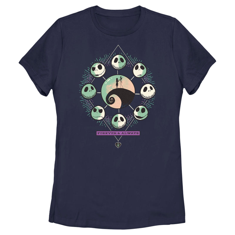 Women's The Nightmare Before Christmas Forever & Always Couple T-Shirt