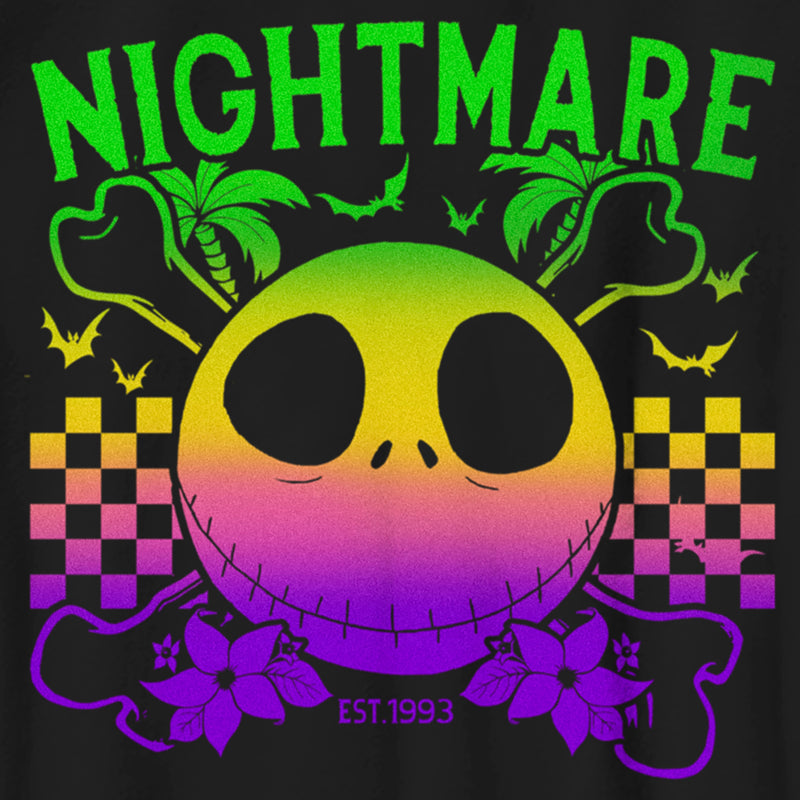 Boy's The Nightmare Before Christmas EST. 1993 Neon Rainbow Jack T-Shirt