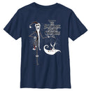 Boy's The Nightmare Before Christmas Jack Skellington Sandy Claws Logo T-Shirt