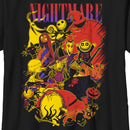 Boy's The Nightmare Before Christmas Character Collage Poster T-Shirt