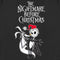 Women's The Nightmare Before Christmas Jack Skellington Santa Hat Logo T-Shirt