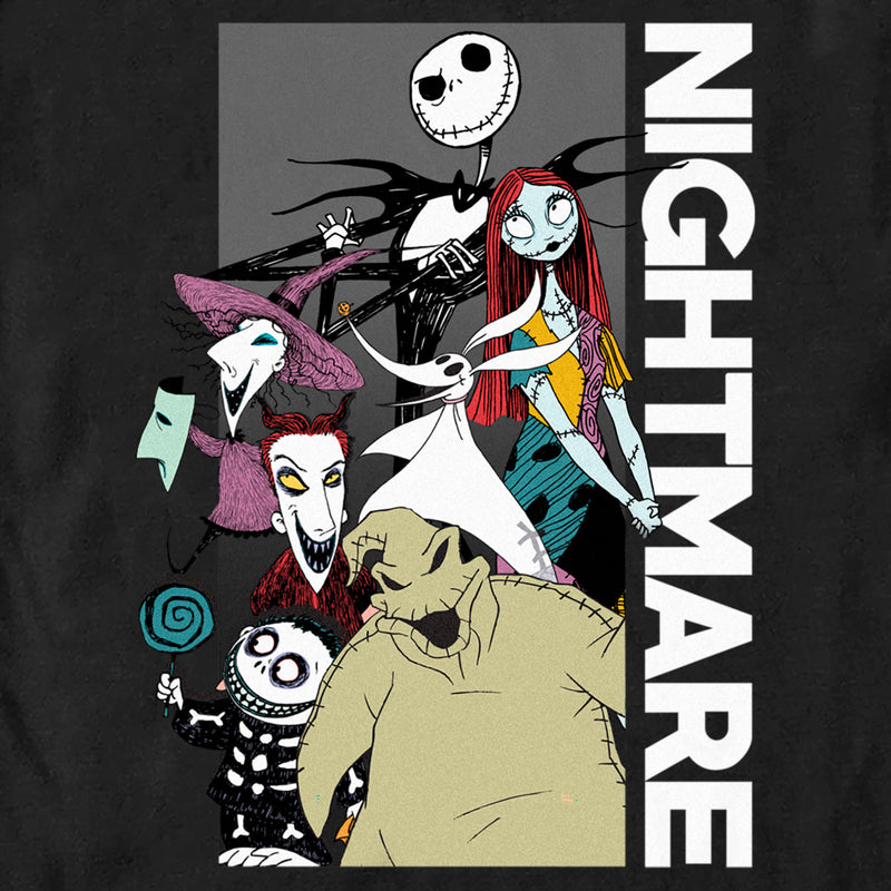 Men's The Nightmare Before Christmas Halloween Group Shot T-Shirt