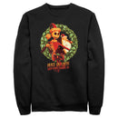 Men's The Nightmare Before Christmas Christmas Jack Peace on Earth Good Scares Towards All Sweatshirt