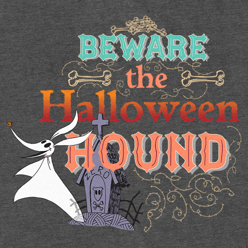 Men's The Nightmare Before Christmas Halloween Hound Zero T-Shirt