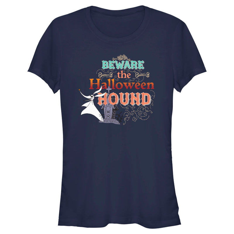 Junior's The Nightmare Before Christmas Halloween Hound Zero T-Shirt