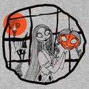 Men's The Nightmare Before Christmas Halloween Sally Pumpkin Sketch T-Shirt