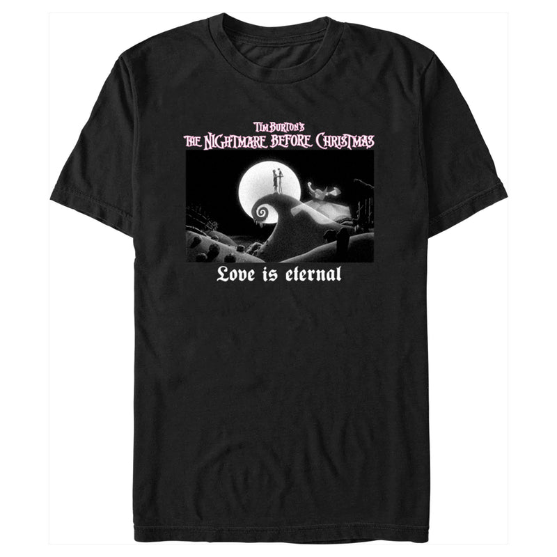 Men's The Nightmare Before Christmas Love is Eternal Scene T-Shirt