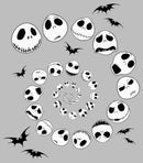 Men's The Nightmare Before Christmas Jack Emotions Swirl T-Shirt