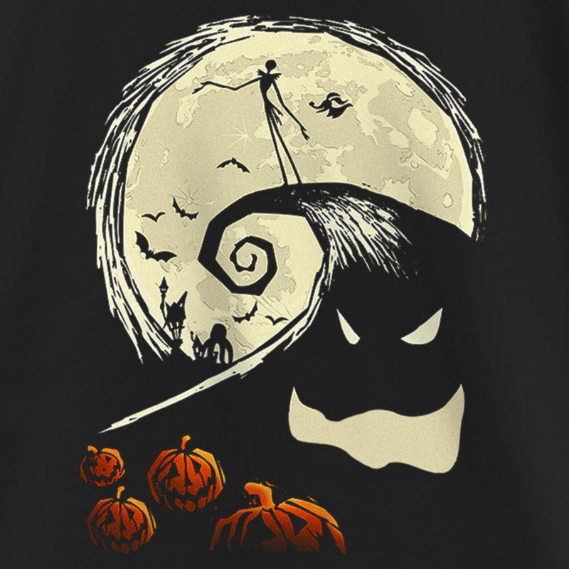 Girl's The Nightmare Before Christmas Spiral Hill Scene T-Shirt