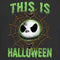 Junior's The Nightmare Before Christmas This Is Halloween Jack Face T-Shirt