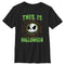 Boy's The Nightmare Before Christmas This Is Halloween Jack Face T-Shirt