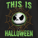 Girl's The Nightmare Before Christmas This Is Halloween Jack Face T-Shirt