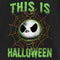 Girl's The Nightmare Before Christmas This Is Halloween Jack Face T-Shirt